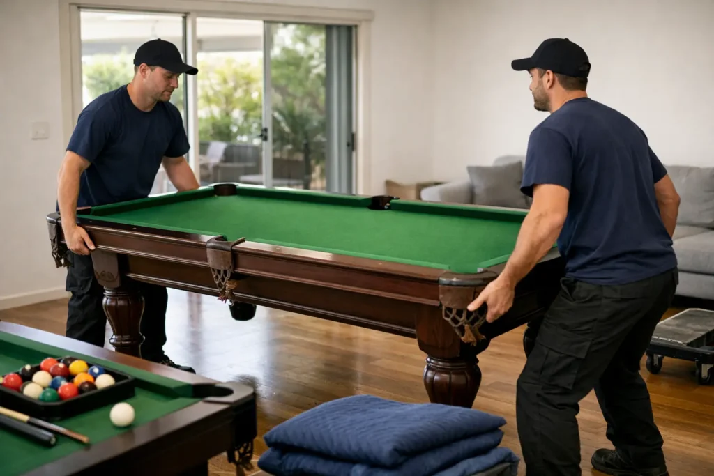 Pool Table Removal Ipswich Done Properly