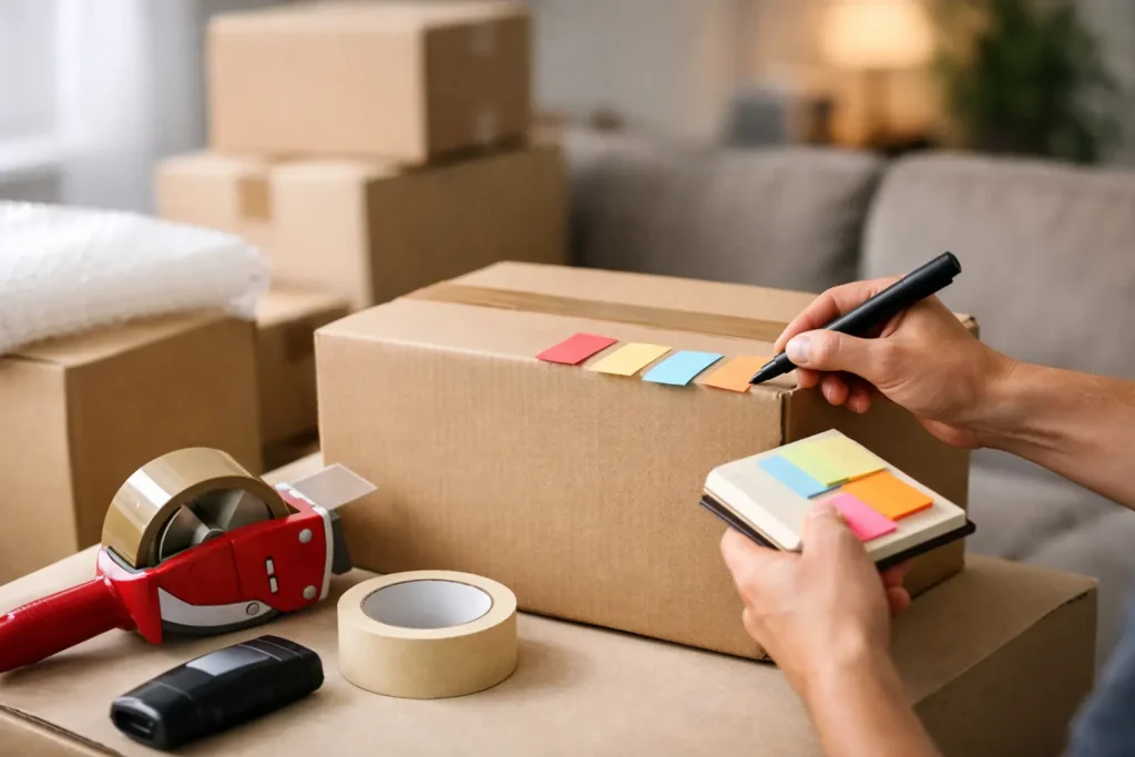 Best Way to Label Boxes for Moving