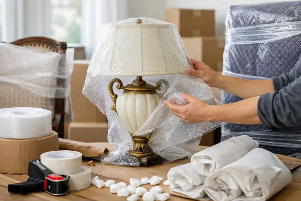How to Pack Fragile Furniture Properly