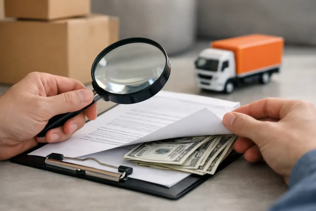 Top Signs of Hidden Moving Fees