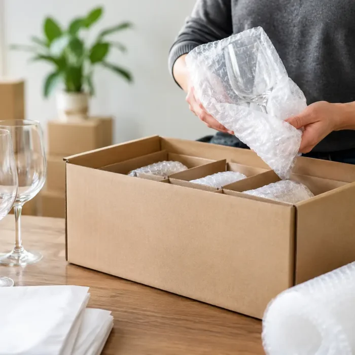 How to Pack Fragile Glassware for Moving